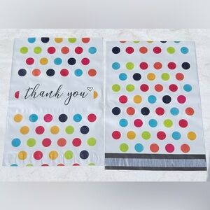 Polka Dot Thank You Polymailers